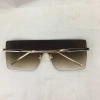 New trendy Korean-style UV protection sunglasses for ladies, fashionable round face eye protection glasses Specification image